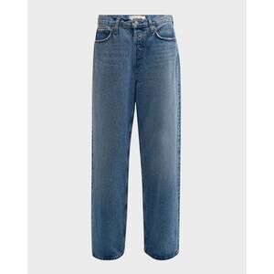 Agolde Low-Slung Blue Cotton Baggy Denim Jean Size 24